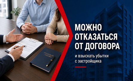 При отказе дольщика от договора